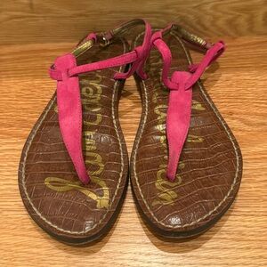 EUC Sam Edelman Pink Leather Sandals